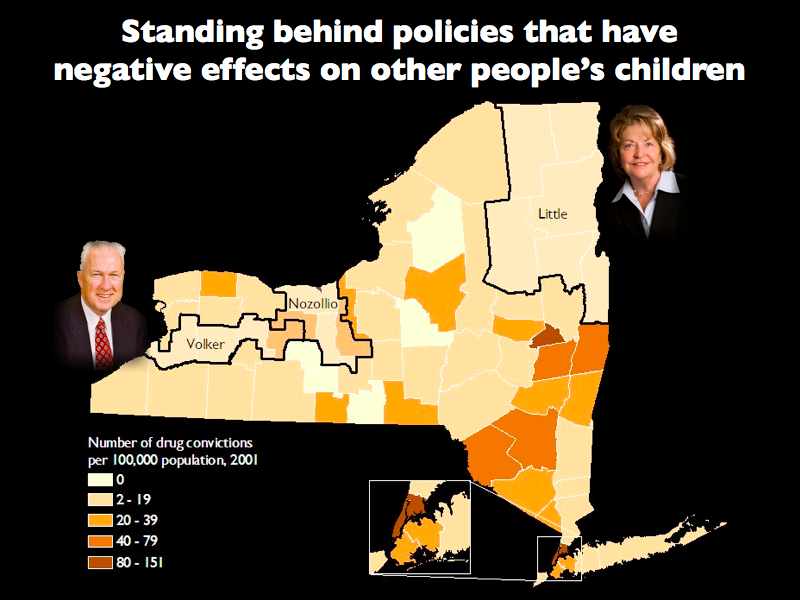 Standing behind policies that have negative effects on other people's children