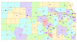 Kansas State House redistricting map