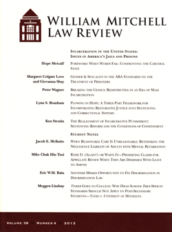 William Mitchell Law Review, Volume 38 Number 4