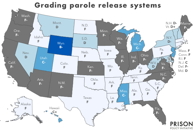 Grading the parole release systems of all 50 states | Prison ...